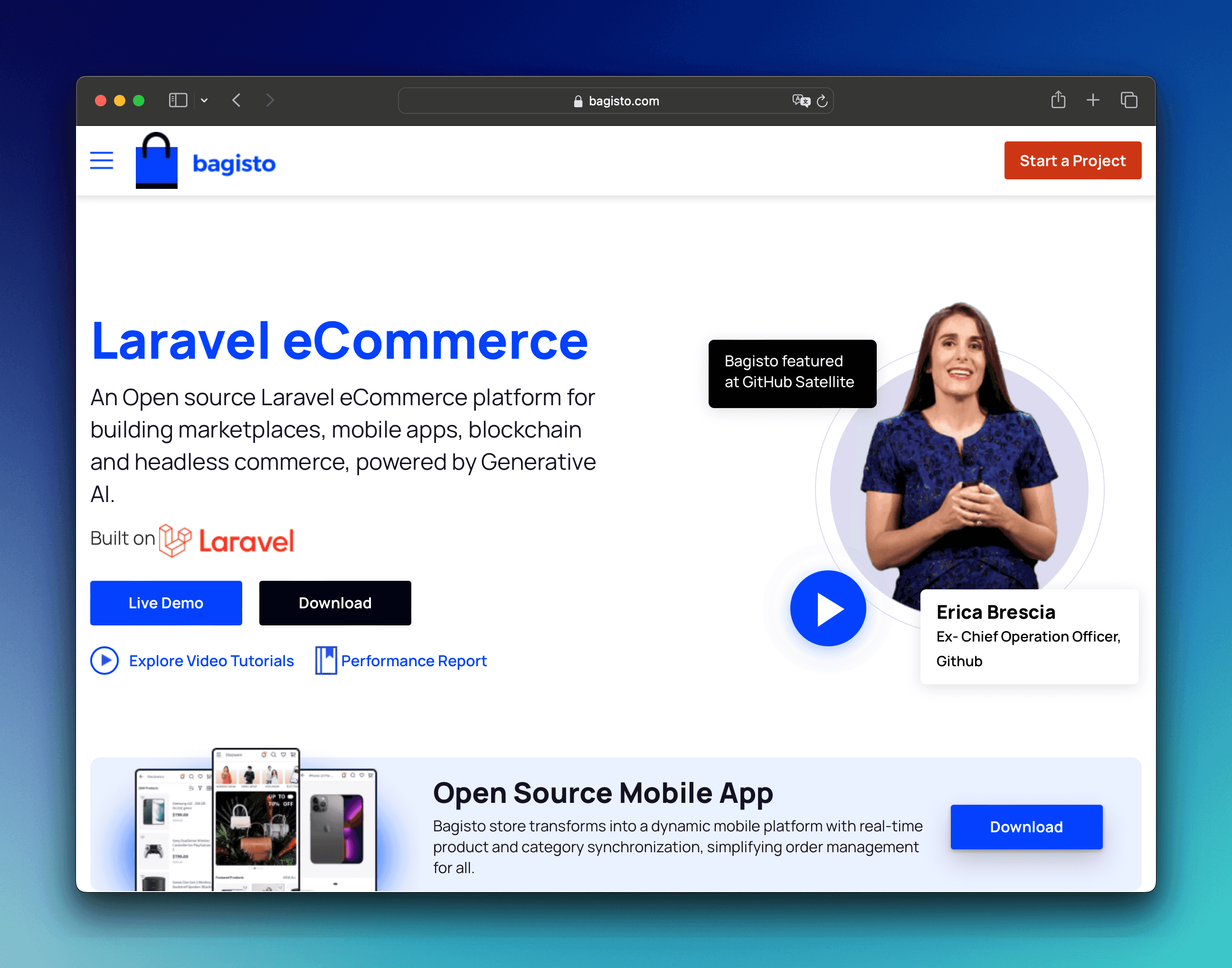 Bagisto - solution for e-commerce
